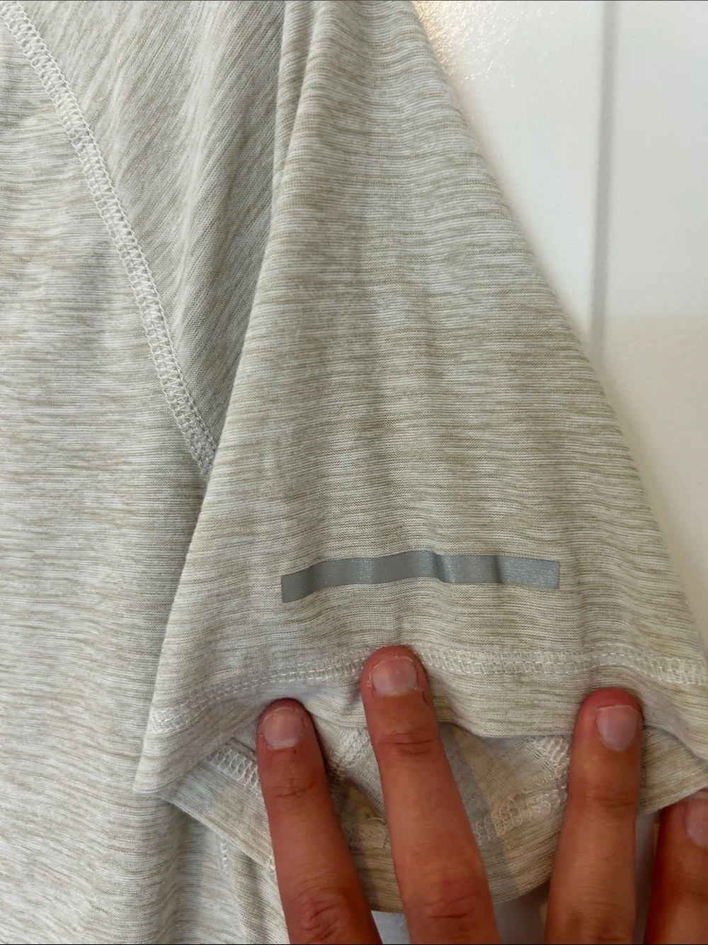 Men's Lightweight Short-Sleeve Tee in Light Heather Cream